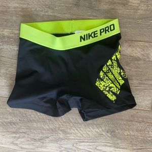 Nike Pro Black Spandex Shorts